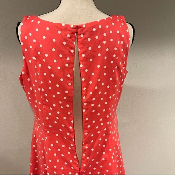 Sleeveless v-neck dot print dress‎ - Picture 8 of 12